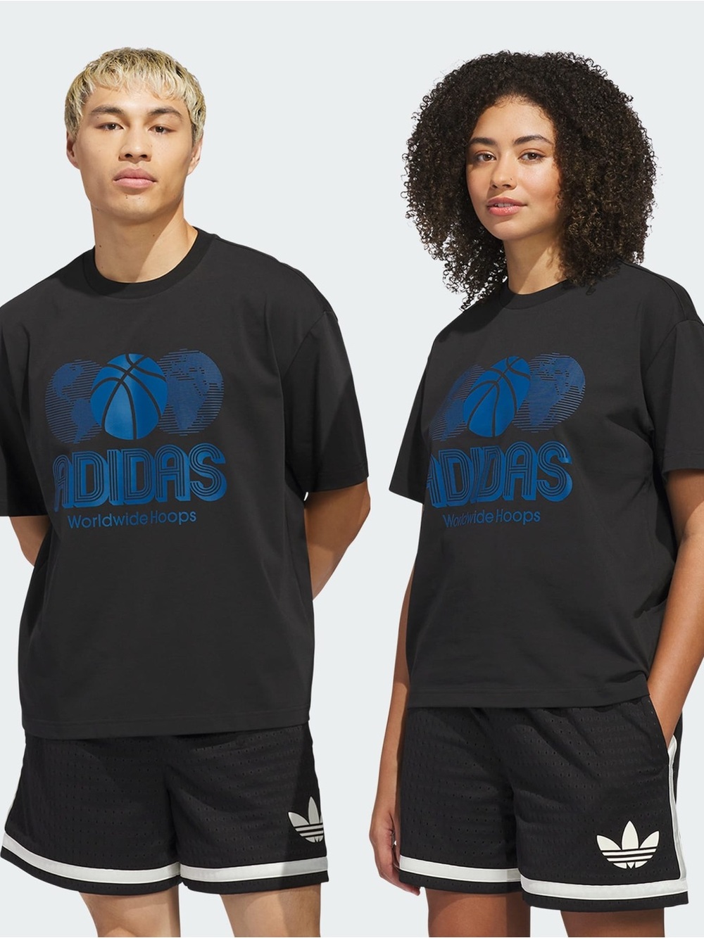 adidas WORLD WIDE HOOPS GLOBAL BASKETBALL TEE